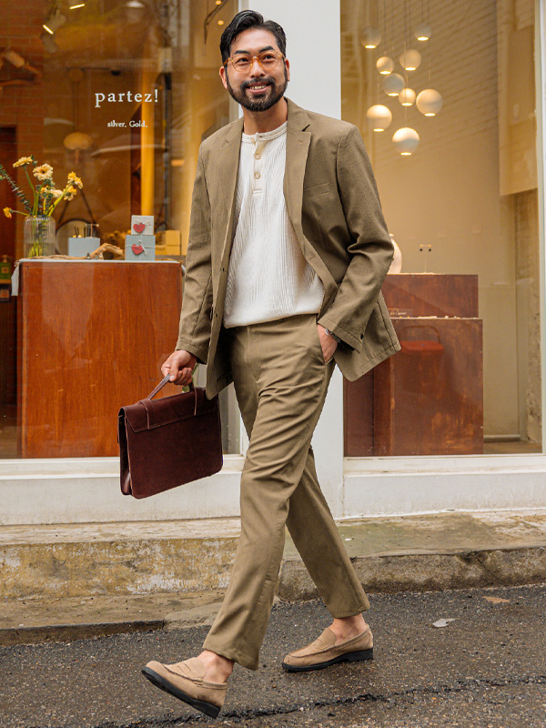 (M-5XL)<BR>나즈닌 バックバンディングスラックス