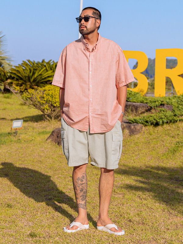 (XL-6XL)<BR>킨카딘 バンディング半ズボン