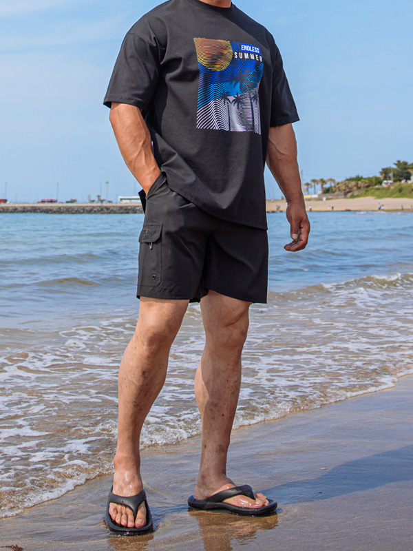 (L~5XL)<br>엔드리스썸머 半そでティー