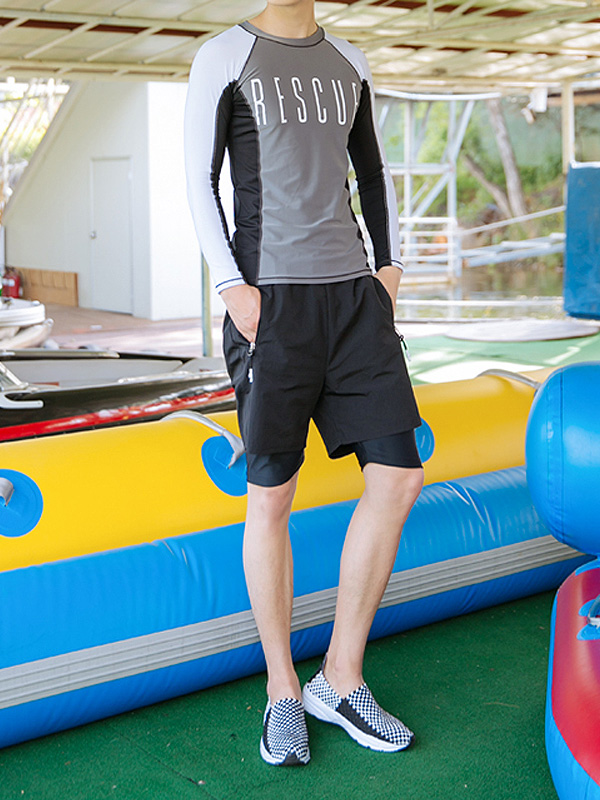 (M-6XL)<BR>스파이 이중스윔팬츠