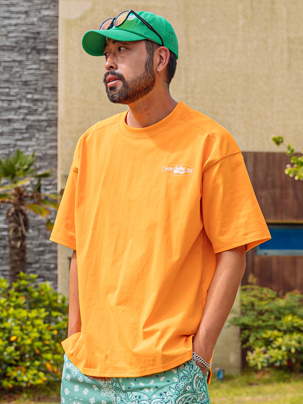 (L~5XL)<br>발린토 切開半袖Tシャツ