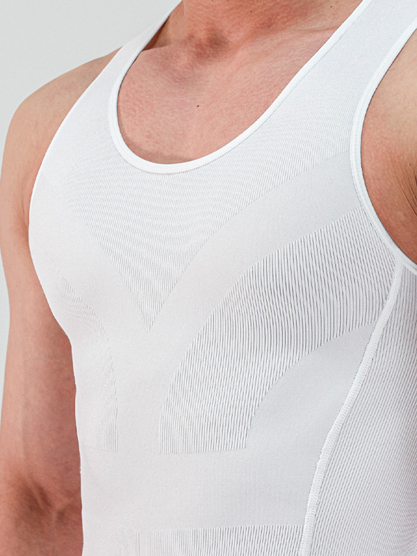 (M-6XL)<br>미클리 機能性 補正袖なしシャツ