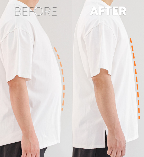 (M-6XL)<br>미클리 機能性 補正袖なしシャツ