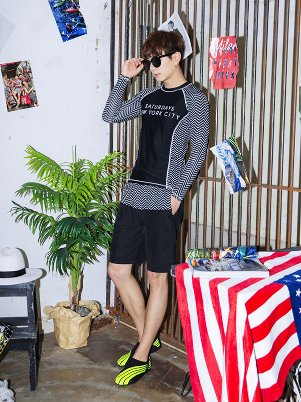 (2XL-5XL)<br>어디에도 지그재그 軽警備員