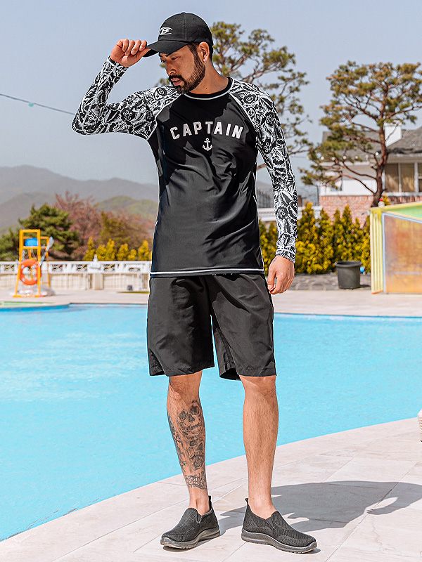 (M-6XL)<BR>설마설마~ 캡틴스윔팬츠