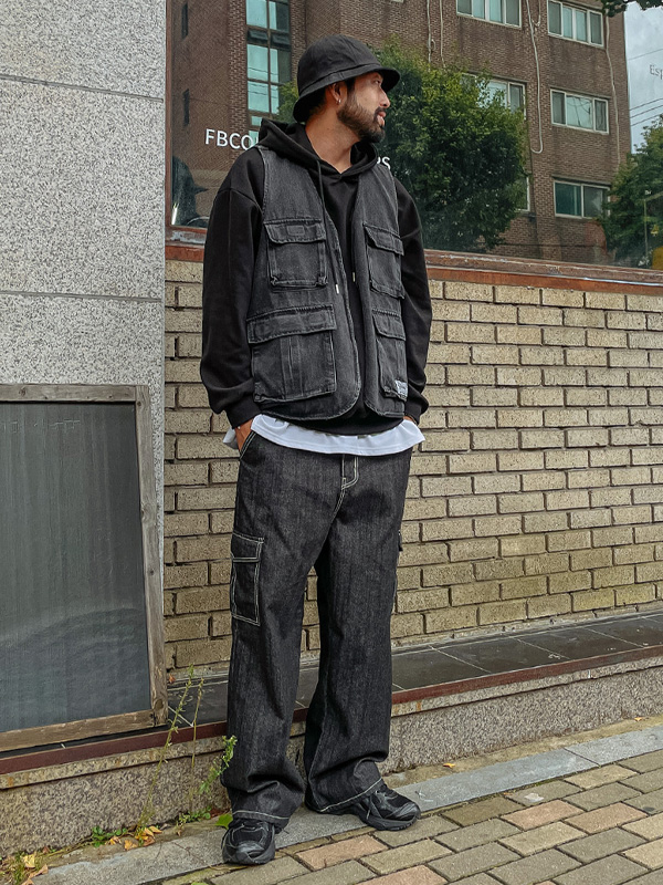 <BR>로베너 デニムベスト 618