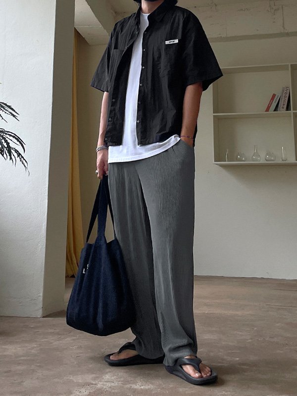 (L-4XL)<BR>카론트 バンディングパンツ K2422-A