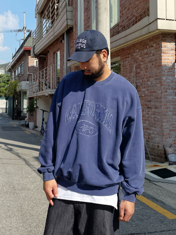 (XL-6XL)<br>캘리즈 刺繍入りのスウェットシャツ