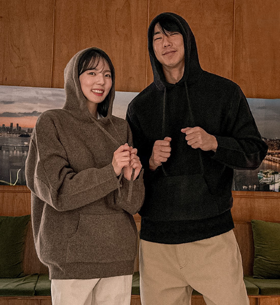 (M-5XL)<BR>코밸리스 니트후드