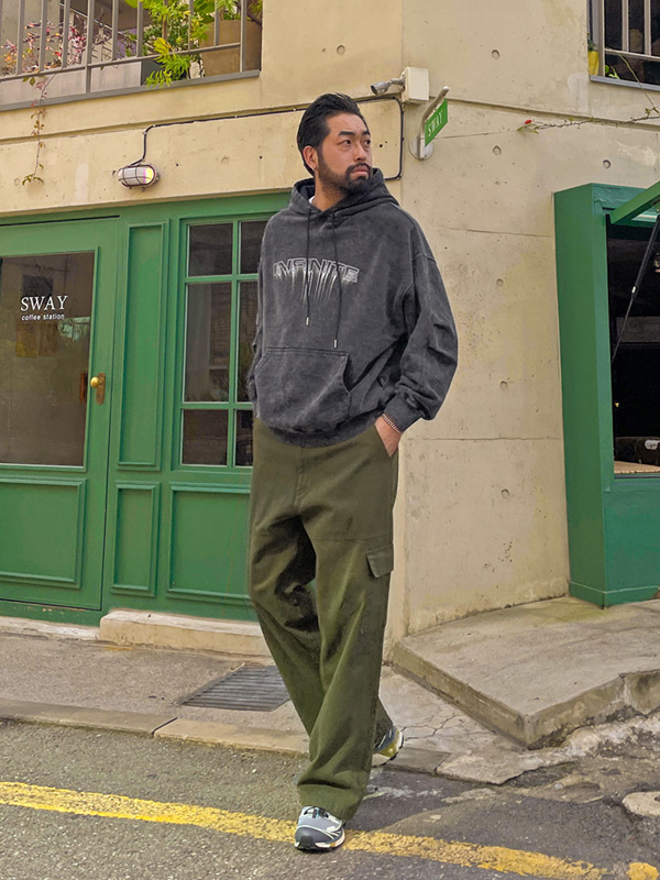 (XL-6XL)<br>셀파스노 フードティーシャツ