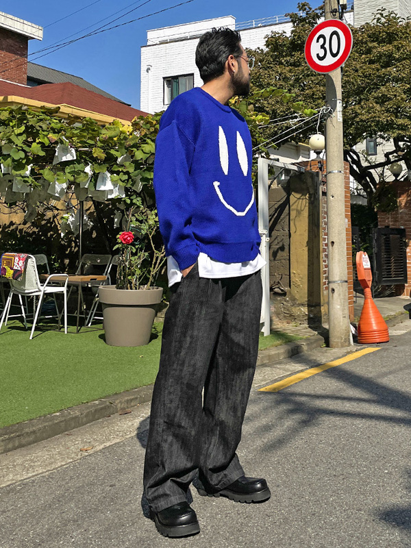 (XL-5XL)<br>애노카 스마일 ニット