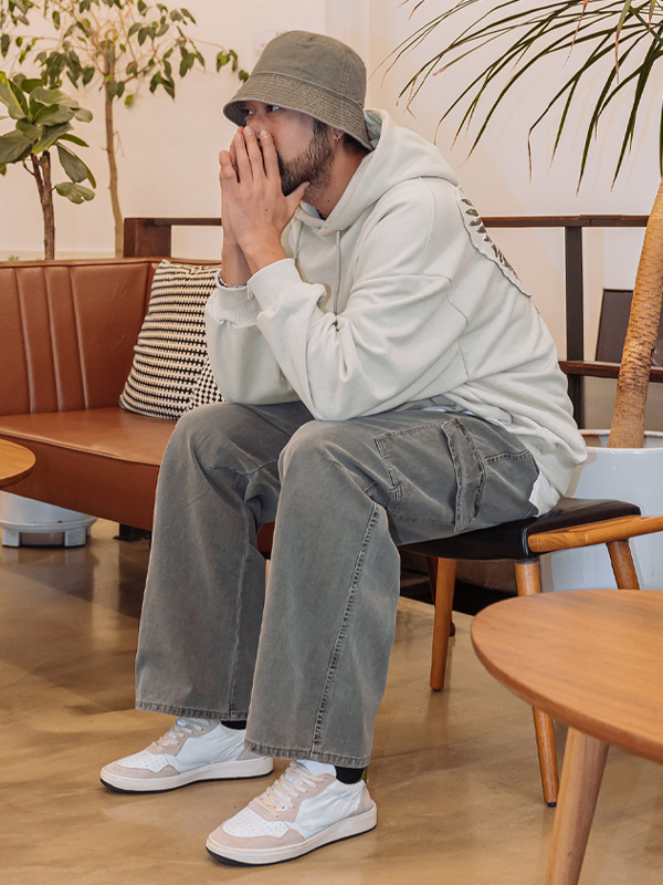 (L-4XL)<BR>파인스 カーゴバンディングパンツ 38