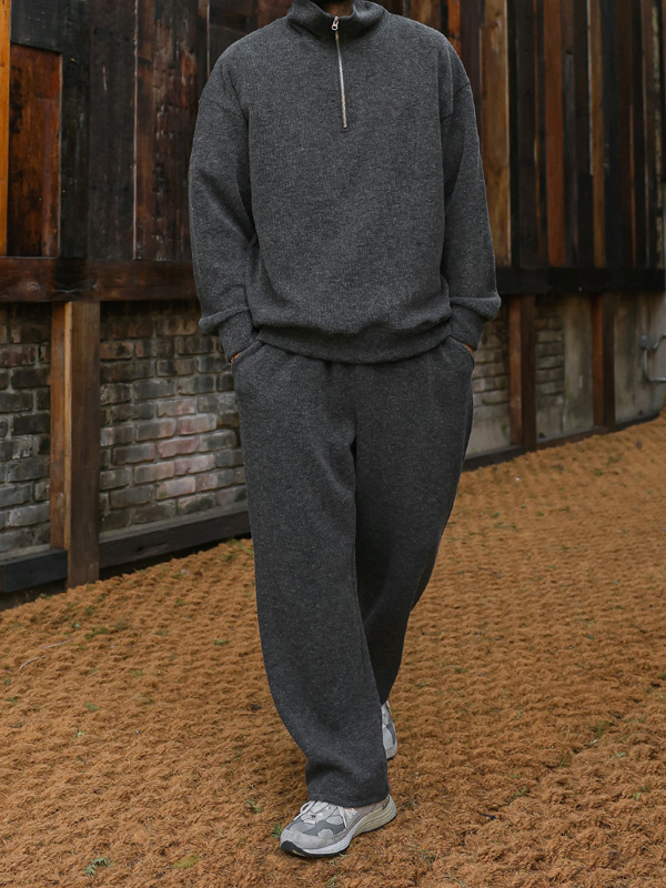 (XL-6XL)<br>우사라크 ハーフジップアップ マンツーマン <br><font color="#098a09"><B>長さを選択 (基本的な,ロング+6cm)</B></font><BR><B><FONT COLOR="#ff4800">[追加割引]</FONT></B>