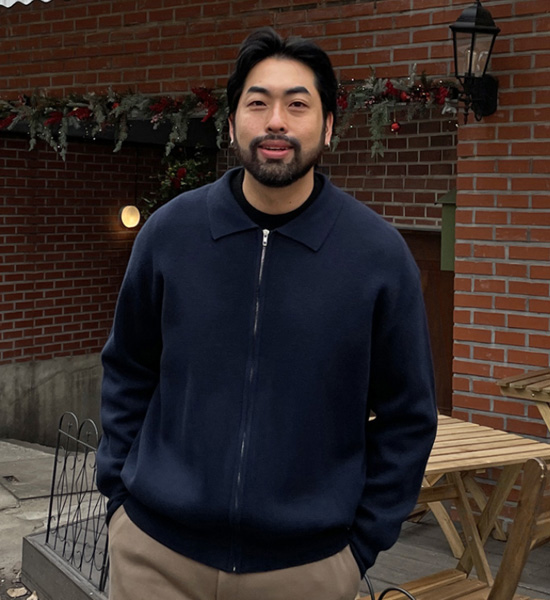 (XL~6XL)<BR>차우칸 ニットカーディガン