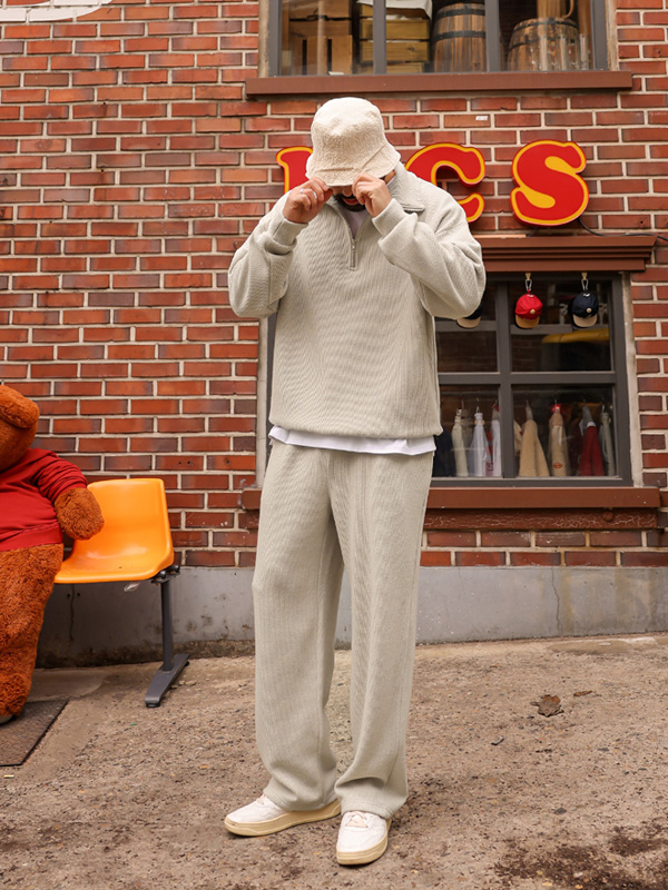 (XL-6XL)<br>우사라크 ハーフジップアップ マンツーマン <br><font color="#098a09"><B>長さを選択 (基本的な,ロング+6cm)</B></font><BR><B><FONT COLOR="#ff4800">[追加割引]</FONT></B>