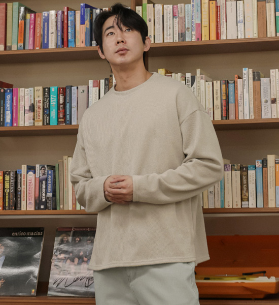 (XL-6XL)<br>엠브로스 リブニット<br><font color="#fb5ec9"><B>[1+1]</B></font>