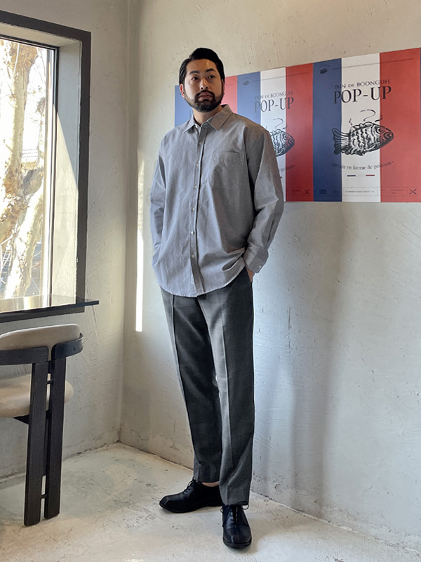 (XL-6XL)<br>타르노프 オックスフォード 柄のないシャツ<BR><B><FONT COLOR="#ff4800">[追加割引]</FONT></B>