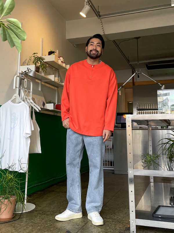 (XL-6XL)<BR>발커비 二重配色 長袖Tシャツ