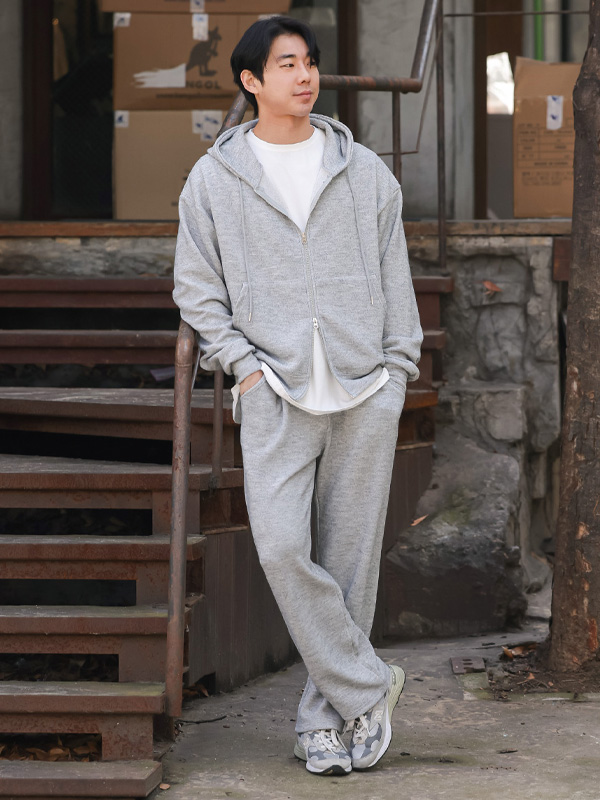 (XL-6XL)<BR>퐁치 ニット トレーニングパンツ