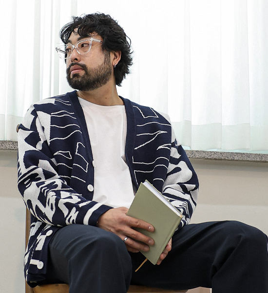 (XL-6XL)<BR>가스켓 カーディガン