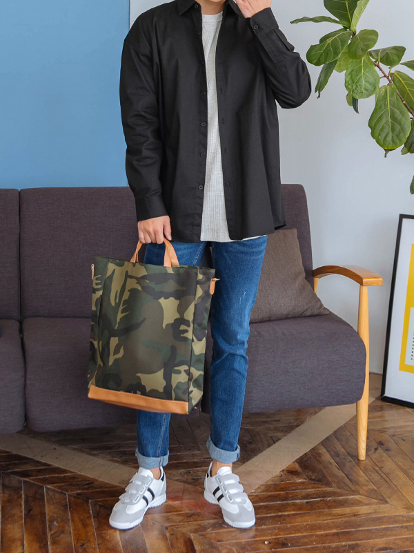 (L-4XL)<br>힘을내 フィールドシャツ