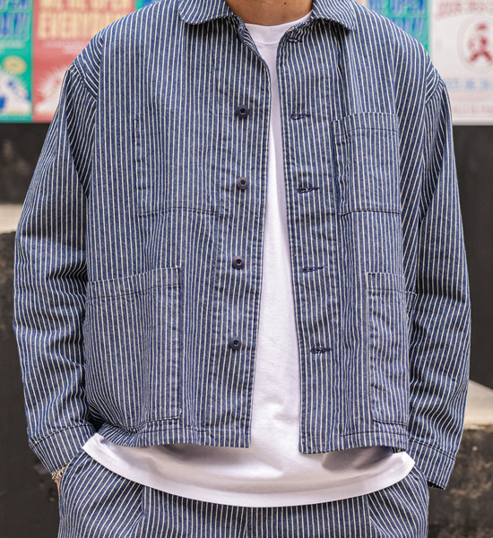 (L-5XL)<BR>골리츠 デニムジャケット+니아타 セミワイドフィット デニムバンディングパンツ <br><font color="#098a09"><B>長さを選択 (基本的な,ロング+10cm)</B></font>