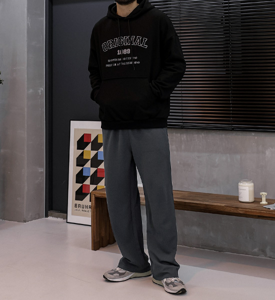 (XL-6XL)<BR>몽크스 セミワイドフィット バンディングパンツ<br><font color="#fb5ec9"><B>[1+1]</B></font>