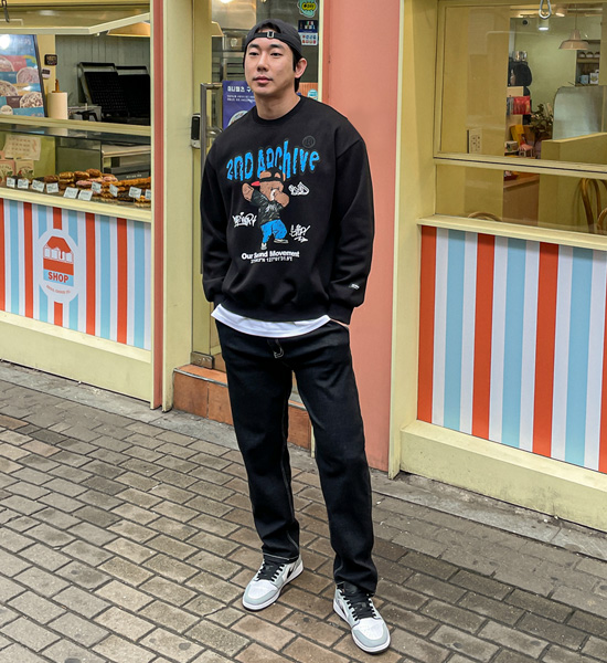 (L-5XL)<BR>크레파스곰 マンツーマン