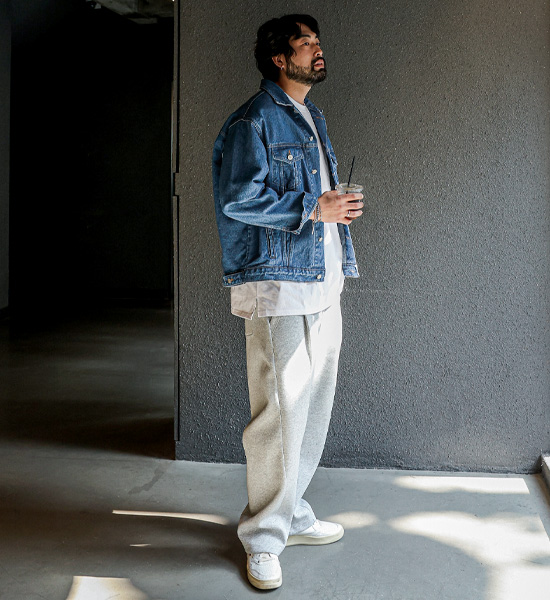 (M-6XL)<BR>올드루 セミワイドフィット バンディングパンツ <br><font color="#098a09"><B>長さを選択 (基本的な,ロング+8cm)</B></font>