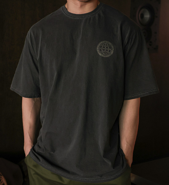 (L-5XL)<BR>카핀다 顔料 半そでティー