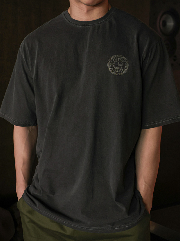 (L-5XL)<BR>카핀다 顔料 半そでティー