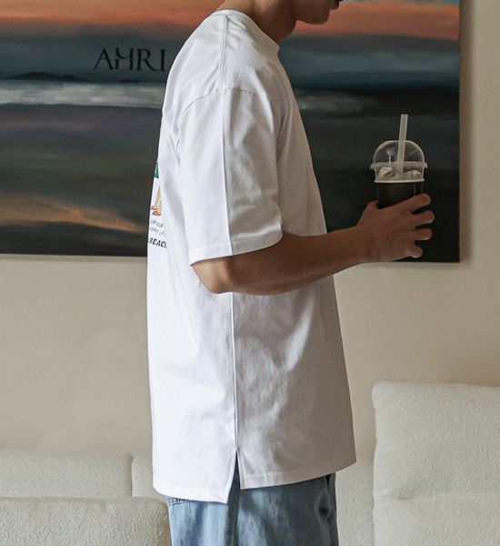 (L-5XL)<br>서퍼보이 半そでティー