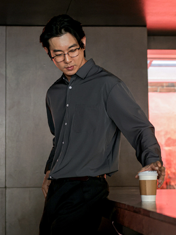 (M-4XL)<br>노베티 リンクルフリー シャツ H9000