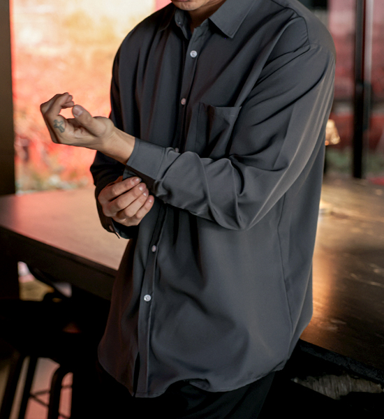 (M-4XL)<br>노베티 リンクルフリー シャツ H9000