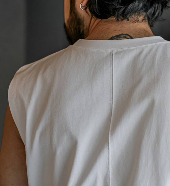 (L-5XL)<BR>카이노 レイヤード 袖なし<BR><font color="#224f20"><b>*長さを選択 (基本的な,+4CM,+8CM)</b></font>