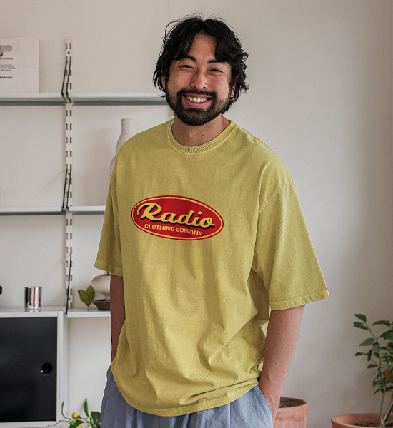 (L-5XL)<BR>소로카 顔料 半そでティー