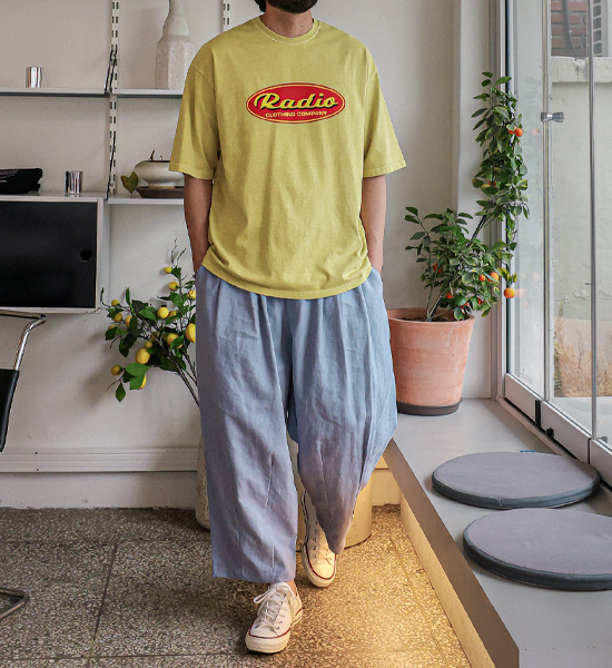 (L-5XL)<BR>소로카 顔料 半そでティー