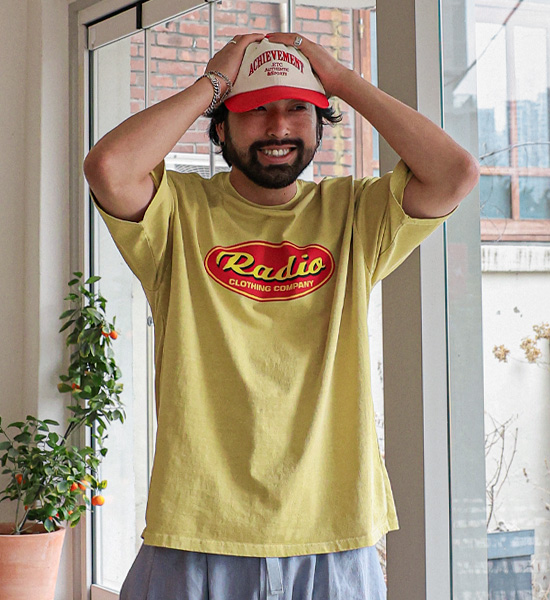 (L-5XL)<BR>소로카 顔料 半そでティー