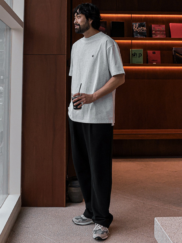 (L-5XL)<br>소사비노 切開 刺繍半袖シャツ <br><font color="#098a09"><B>長さを選択 (基本的な,ロング+6cm)</B></font>