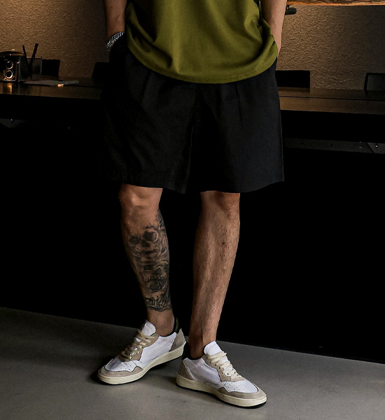 (M-6XL)<br>마르타 バンディング半ズボン<br><font color="#fb5ec9"><B>[1+1]</B></font>
