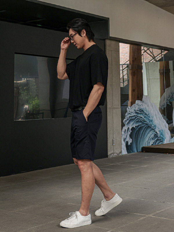 (XL-6XL)<br>까사노 ヘンリーネック 半そでティー