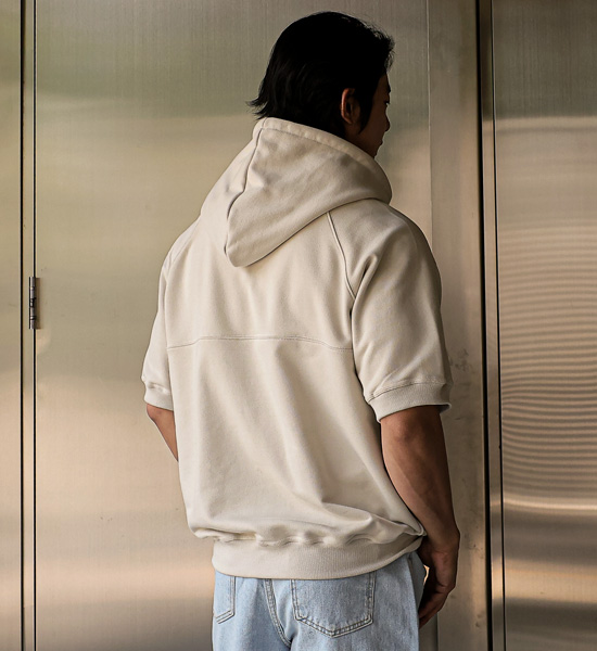 (XL-5XL)<br>카노치 切開フード半袖