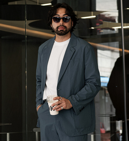 (L-5XL)<br>카퍼다 ジャケット+반디버 標準フィット サイドバンド スレックス