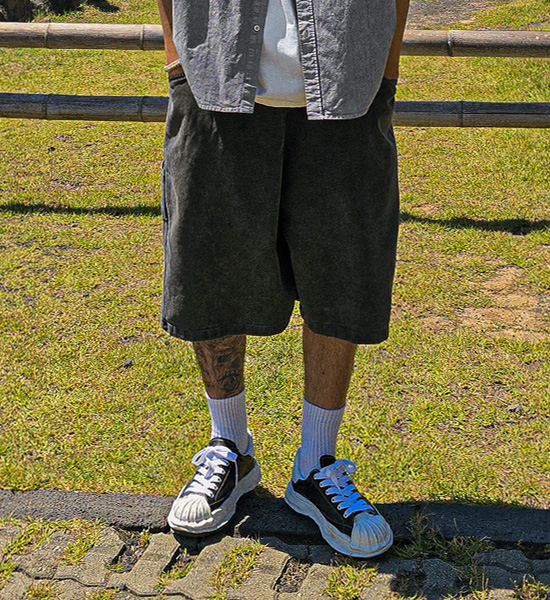 (XL-6XL)<BR>카르리 6부 バンディングパンツ