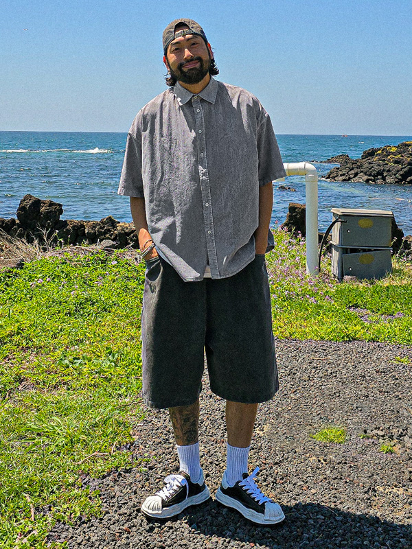 (XL-6XL)<BR>카르리 6부 バンディングパンツ