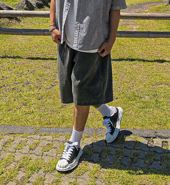 (XL-6XL)<BR>카르리 6부 バンディングパンツ