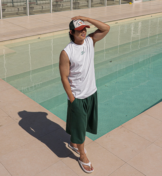 (L-5XL)<BR>비굿 袖なし