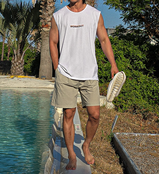 (L-5XL)<br>조이데이 モダルノースリーブ<br><font color="#072c81"><B>[ W.DNA ]</B></font>