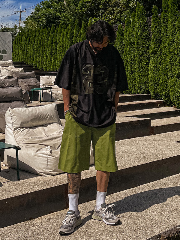 (XL-6XL)<BR>디그라스 7부밴딩팬츠