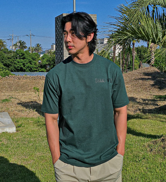 (L-5XL)<BR>사카바토 半そでティー <br><font color="#098a09"><B>長さを選択 (基本的な,ロング+6cm)</B></font>